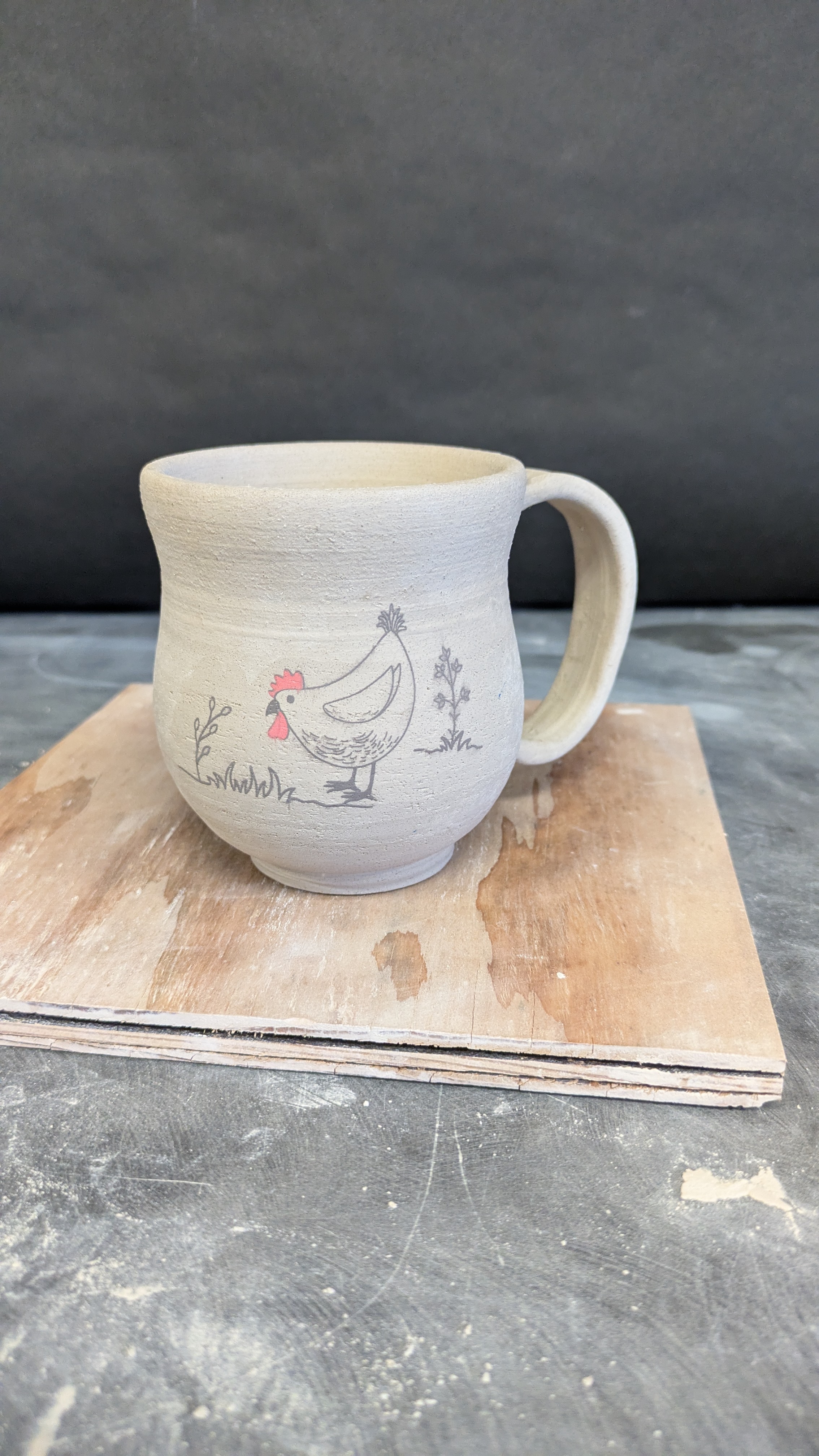 Wheel-thrown pottery piece 2